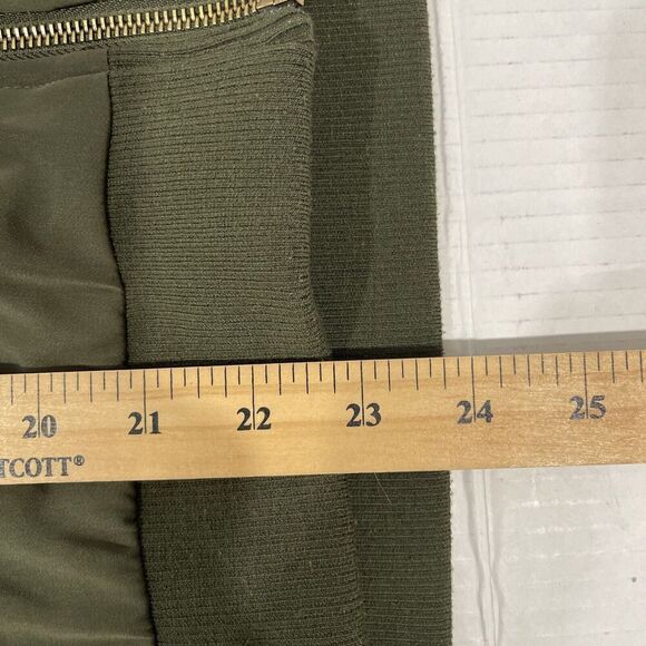 Forever 21 Embroidered Floral Birds Bomber Full Zip Jacket with Pockets Sz M - Picture 8 of 9